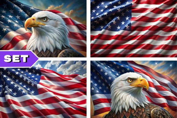America in Pixels: The 10+ American Flag Background Digital Collection