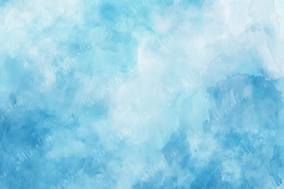 Calm Your Canvas: The Power of Abstract Blue Watercolor