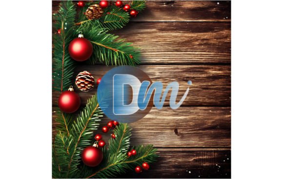 Christmas Wooden Digital Paper 39: A Rustic Foundation for Festive Design