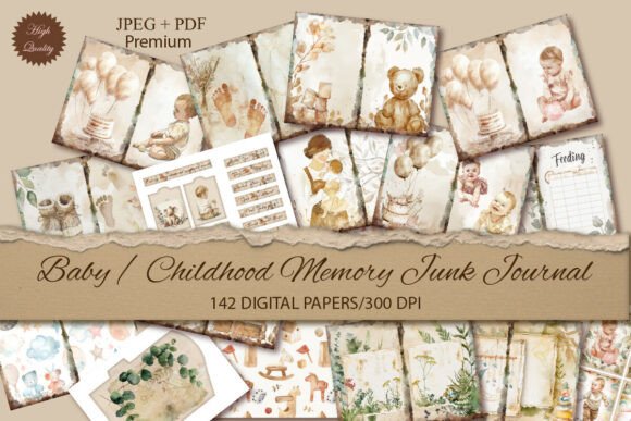 Crafting a Legacy: The Baby Memory Junk Journal Kit