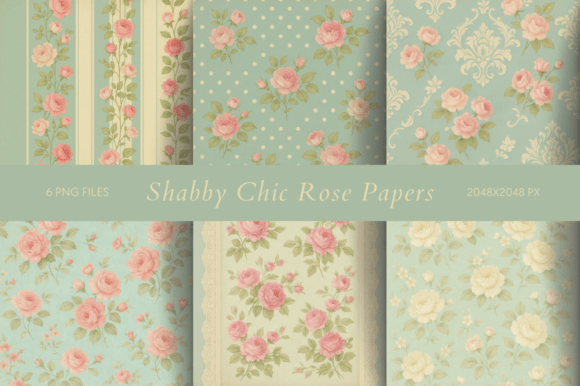 Shabby Chic Rose Papers: A Designer's Guide to Vintage Charm