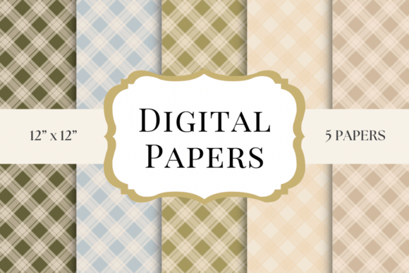 Soft Plaid Digital Papers: A Foundation for Cozy Design