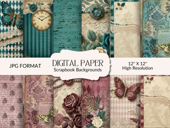 Vintage Victorian Scrapbook Paper: A Designer's Deep Dive