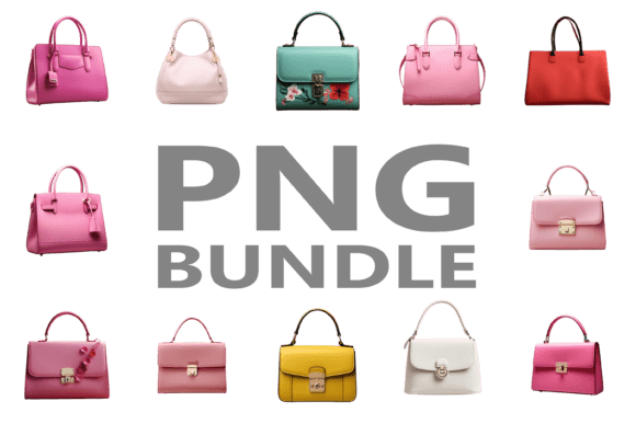 Women's Bag PNG Bundle: Elevate Your Visual Content